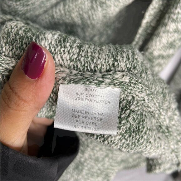 ModCloth Cardigan Size Large Green with Pockets Open Front Sweater - Picture 4 of 8